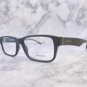 Prada Eyeglasses Frames VPR 16M TV4-1O1 55 [] 16 140 Matte Grey Grain Display